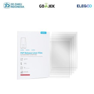 Original ELEGOO Mars 5 and Mars 5 Ultra MSLA LCD FEP Film Pack - isi 5 pcs